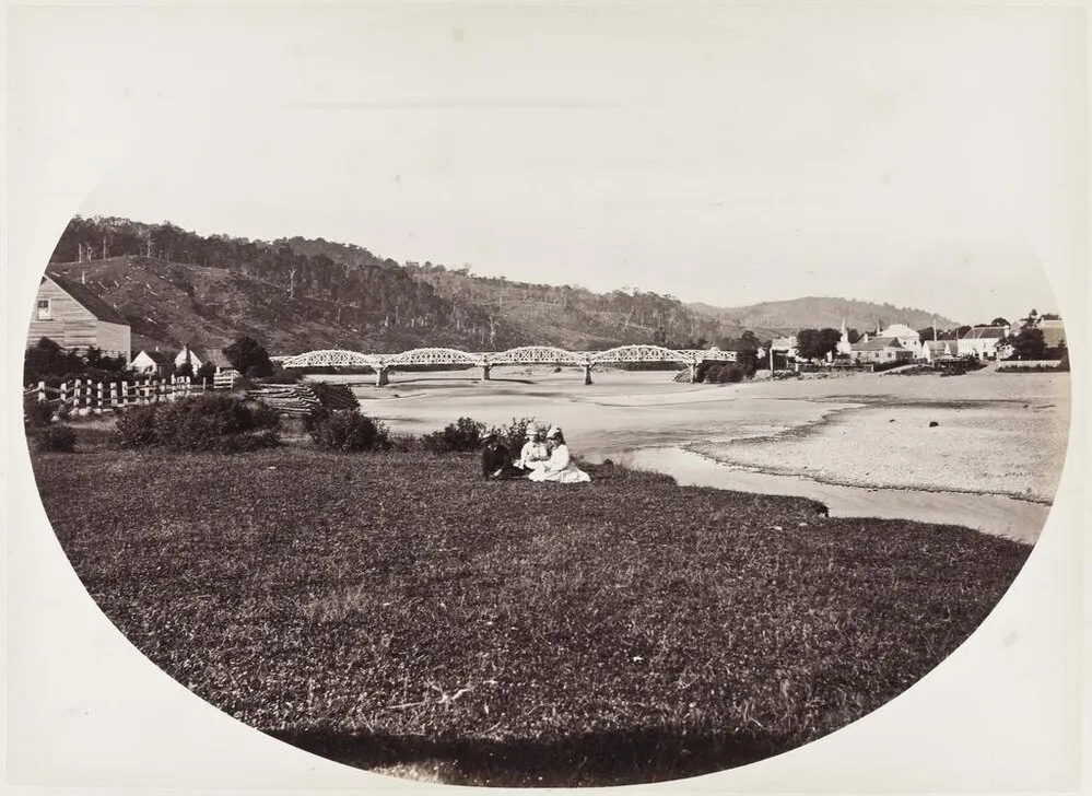 The Lower Hutt, River and Bridge