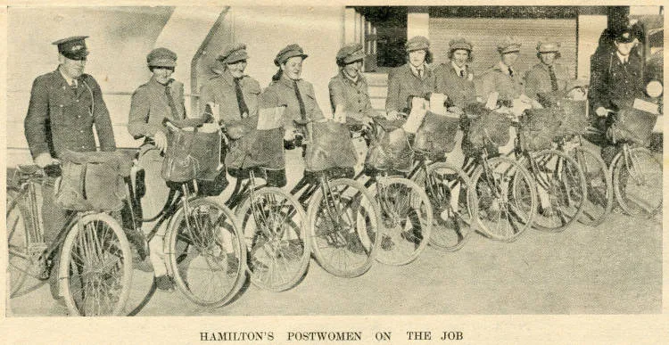 Hamilton's postwomen on the job