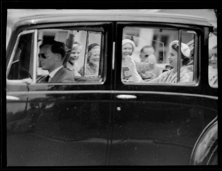 Queen Elizabeth II in Hamilton, 1953