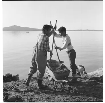 Image: Roadworkers, Mission Bay; Orakei Marae, Auckland