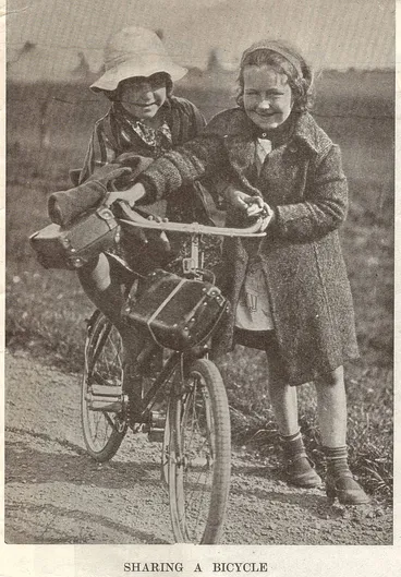 Sharing a bicycle Image: Sharing a bicycle