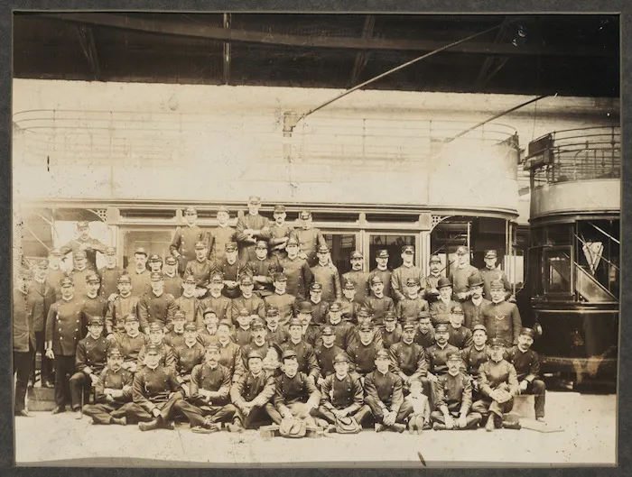 Wellington Corporation Electric Tramways employees