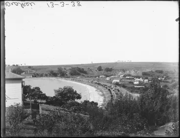 Image: Okahu Bay from Pokanoa Point, 1938