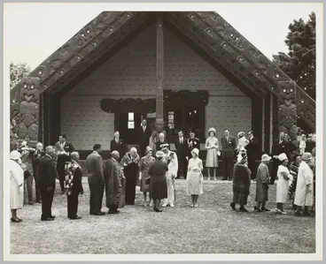 Image: Royal Visit to Waitangi - Queen Elizabeth and Prince Philip
