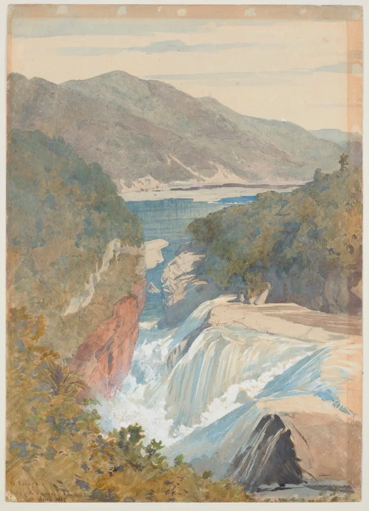 Te Reinga, Falls of the Wairoa. Hawke's Bay