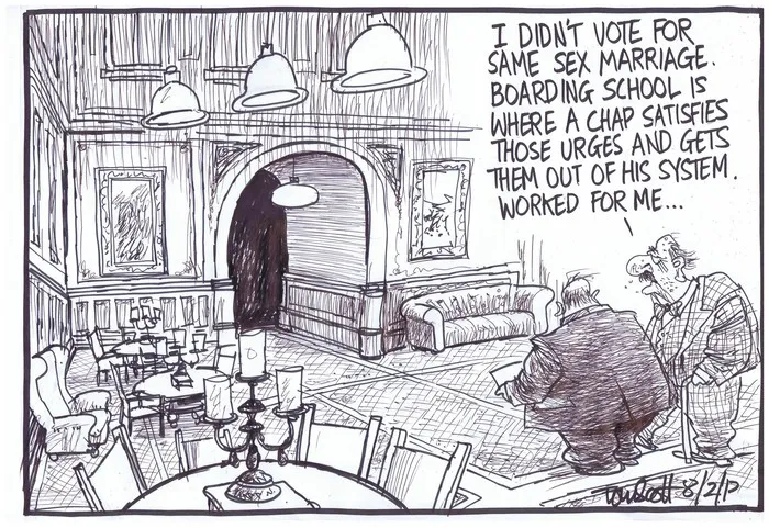 Scott, Thomas, 1947- :'I didn't vote for same sex marriage.' 8 February 2013