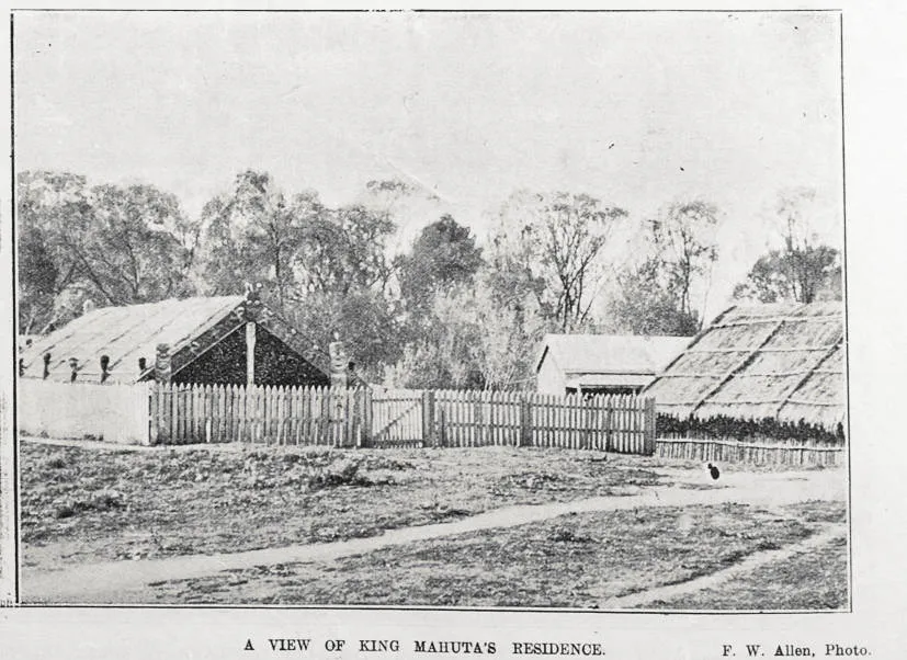 A view of King Mahuta's residence