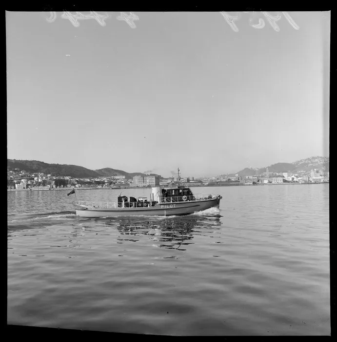 Pilot launch Tiakina, in Wellington Harbour