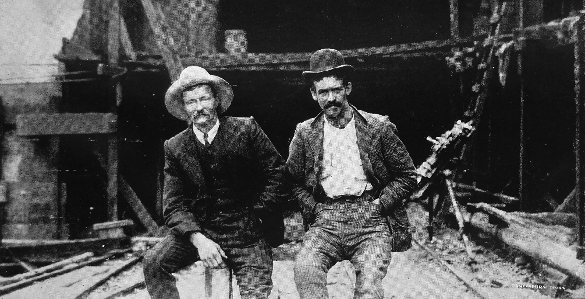 Doyle (on the left) and Duggan