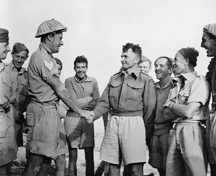 Charles Hazlitt Upham VC and members of his platoon