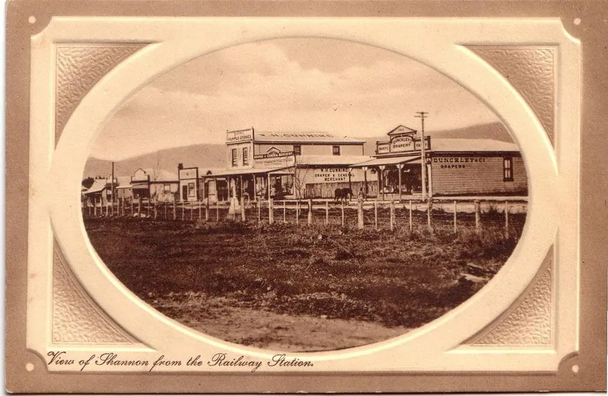 View of Shannon from the Railway Station, c.1900