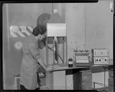Image: Sumpters, man conducting fire test