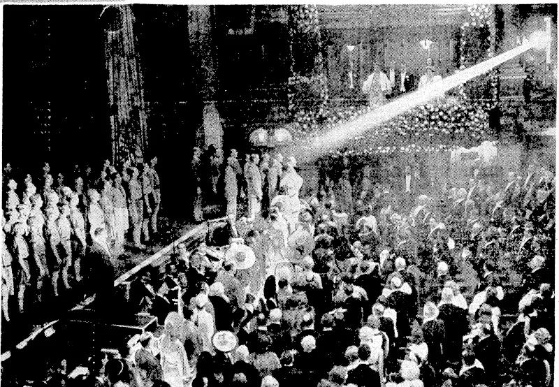 Evening Post" Photo. ■Atview of the interior of the big hangar at Rongotai Aerodrome. In the-foreground is the Miles Magister monoplane imported by the Government and issued on loan to the Wellington Aero Club for the training of pilots. It was in use for the first time yesterday. ■ ■ . ......... ..^■.■.■*.-**t&K.v.-.-^miM*xmtox!<i&m&--,''X*i®t)Baol&%£%ii (Evening Post, 08 December 1937)