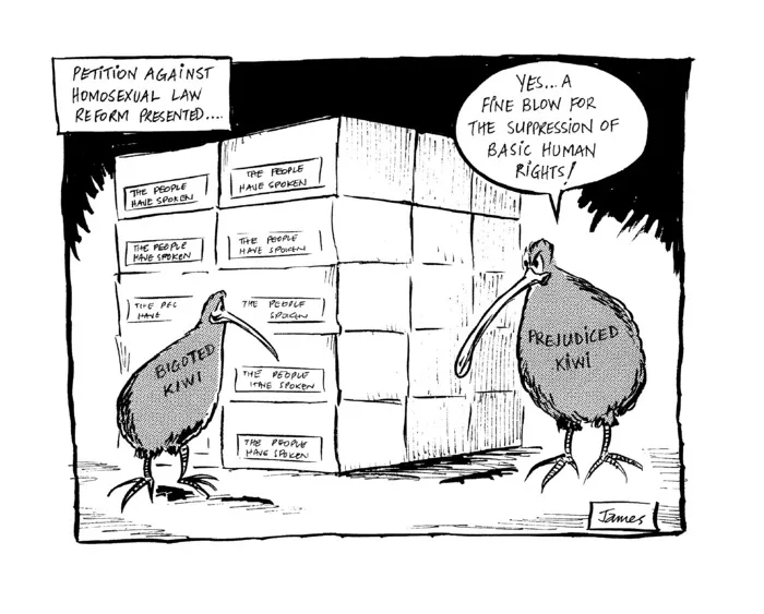 Lynch, James Robert, 1947- :'Petition against homosexual law reform presented...' 30 September 1985