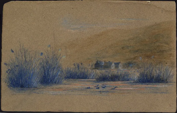 [Swainson, George Frederic] 1829-1870 :[Herongate. The Hon. Henry Petre's first house in the Hutt Valley. 1845?]