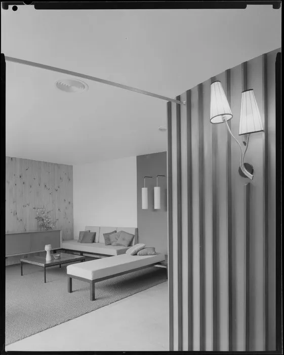 Living room of a house designed by Friedrich Eisenhofer