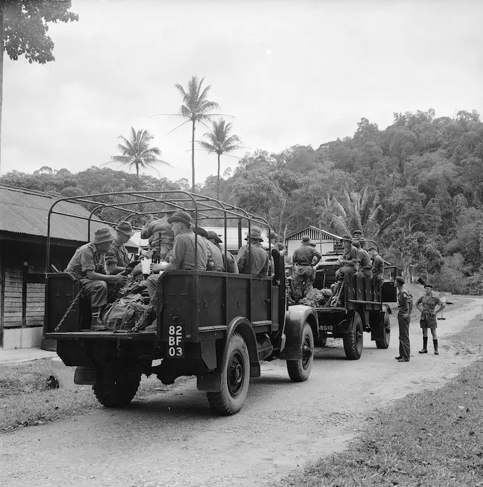 On patrol, Malaya