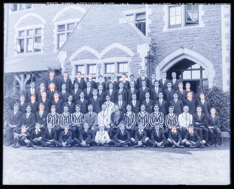 Glass Plate Negative: Christ's College, Headmaster's House, 1918