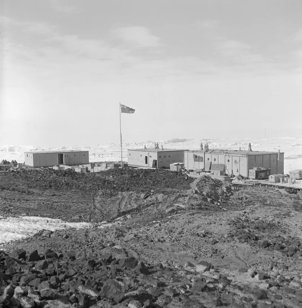 Scott Base under construction