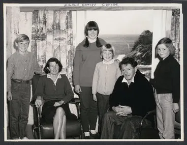 Image: [Norman Lance] Wilson Chief light house keeper and family on Cuvier Island