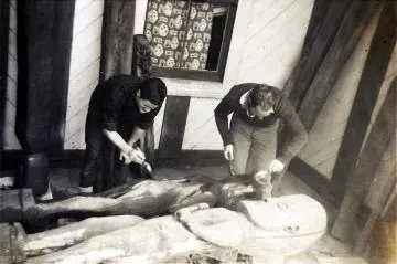 'Putting on the preservative'