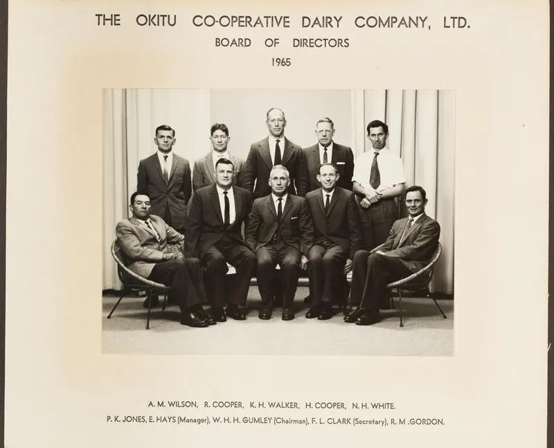 The Okitu Co-operative Dairy Company, Ltd. Board of Directors 1965