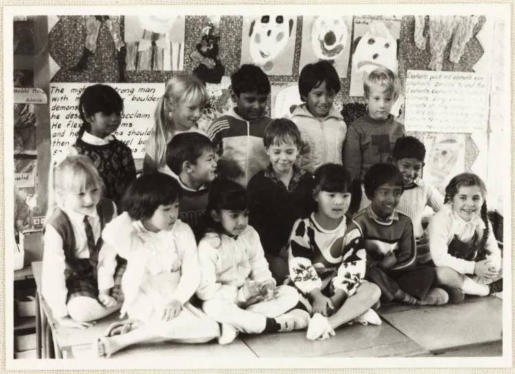 Multicultural classroom, Pukekohe Hill School