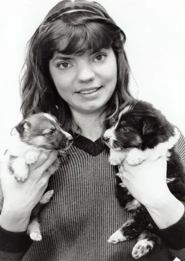 Image: Silverstream Veterinary Clinic; nurse Rosanne Dawson with abandoned puppies.