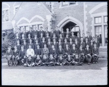 Image: Glass Plate Negative: Christ College group
