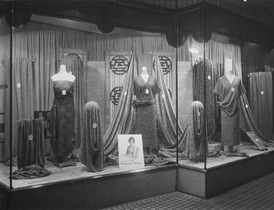 Window display at C M Ross Co Ltd