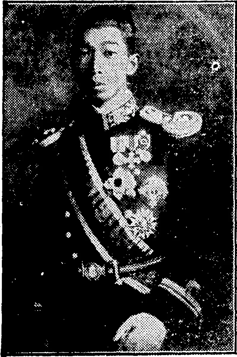 H.I.H. PRINCE TAKAMATSU, A younger brother of the Emperor of Japan, who holds a commission in his country's navy, and is visiting Wellington on the Idzumo, flagship of the squadron. (Evening Post, 24 July 1928)