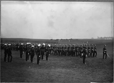 Armed constabulary on parade Image: Armed constabulary on parade