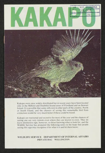 Image: Kakapo