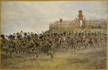 Image: [Robley, Horatio Gordon] 1840-1930 :Maketu. 1865?