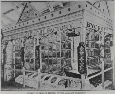 Image: Exhibit of Bycroft Limited at the Auckland Exhibition