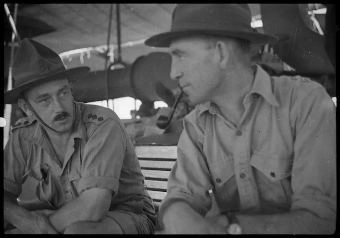 Lt Col G H McNaught and Capt H M Smith