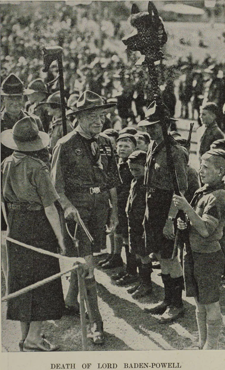 Death of Lord Baden-Powell