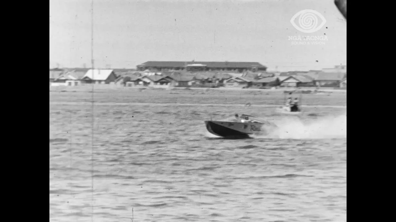 PERSONAL RECORD. SOUTHWARD, LEN. [SPEEDBOAT RACING IN EVANS BAY WELLINGTON]