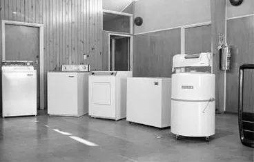 Image: Home appliances on display : Photographs