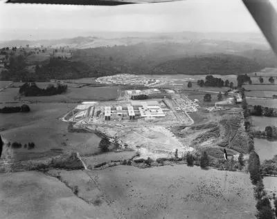 [NZ Prisons: Paremoremo - Air view, maximum security prison]