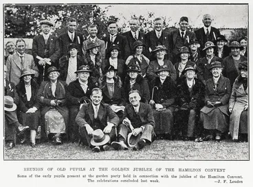 Image: Reunion of old pupils at the Golden Jubilee of the Hamilton Convent