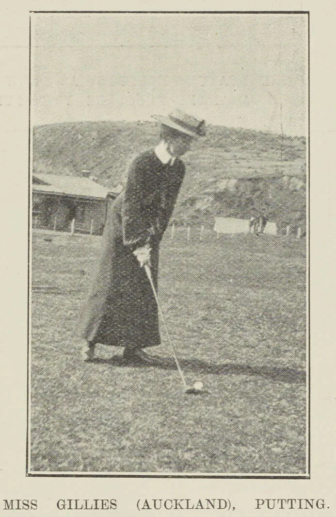 Miss Gillies (Auckland), putting