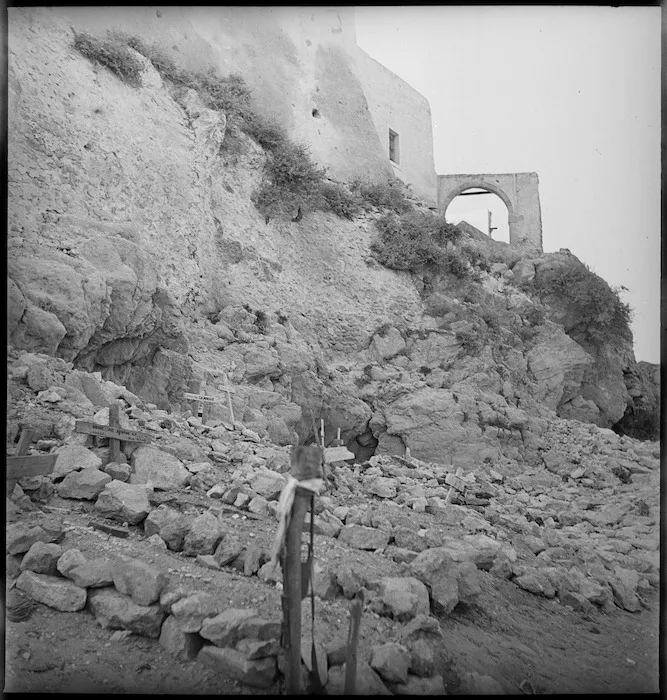 Feature at Takrouna, Tunisia - Photograph taken by M D Elias
