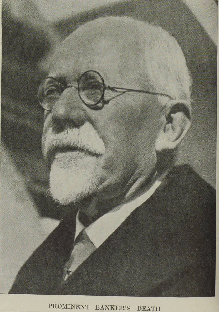 Prominent banker's death