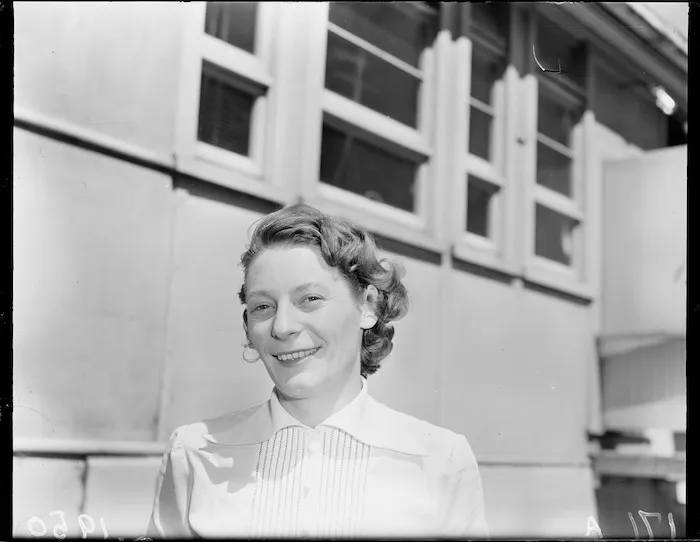 Joan Riley, typist from Chile