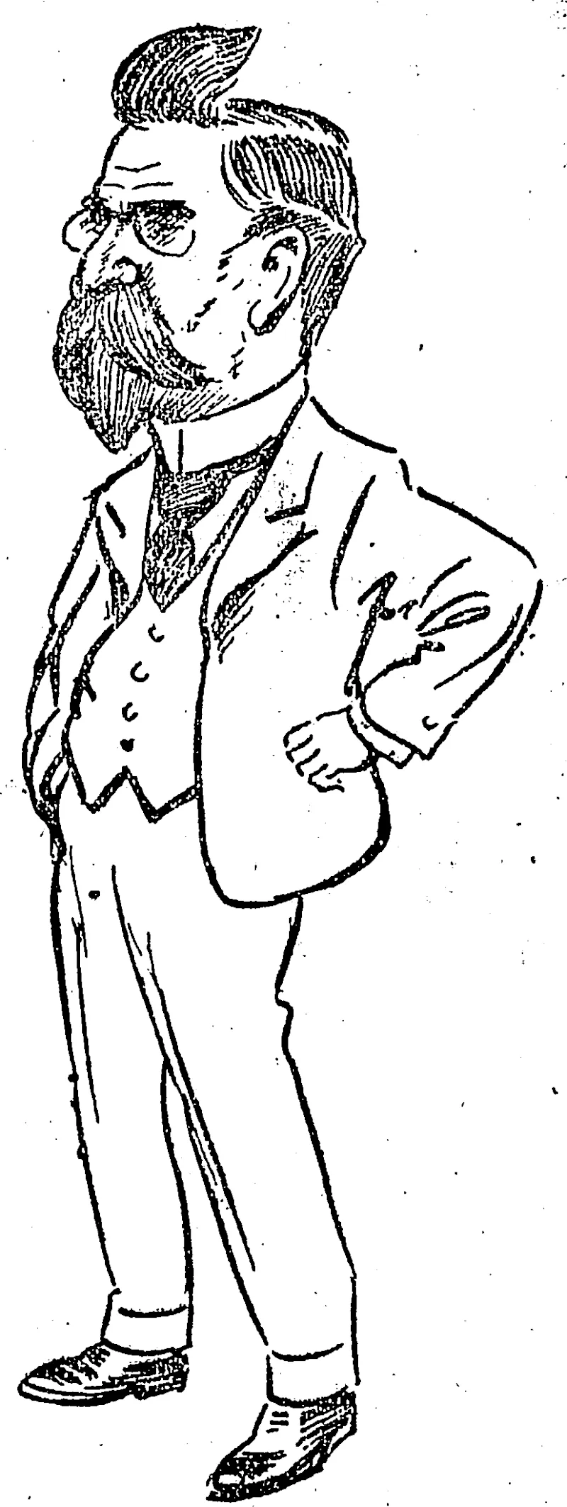 W. S. LOVELL-SMITH J.P*  (ChristchurohO  He graces the court now and then With an ardour that nothing can  quench,  And lists to the erring of men  Or the woes of some frolicsome 'wench'. ��� ���  A model J.P., . 'Til certain that he  Was plainly designed for .tjje bench. (NZ Truth, 15 May 1920)