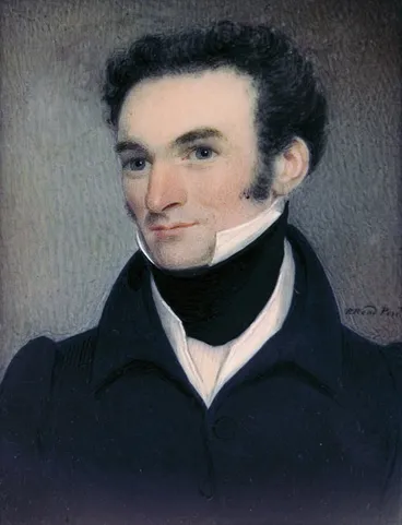 Image: Europeans involved in the declaration: James Busby