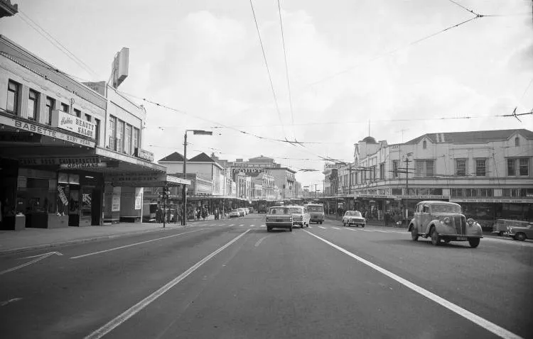 Karangahape Road, Auckland Central, 1964