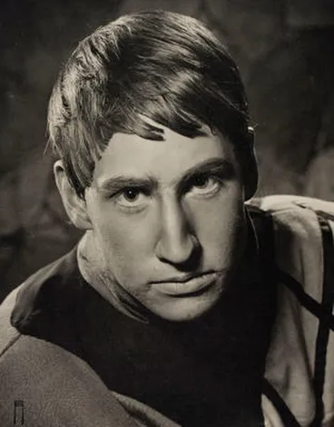 Image: (Portrait of a young man in turtle neck)