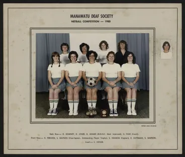 Image: Manawatu Deaf Society Netball Competition 1980
